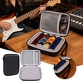 thumbnail image 2 of EVA Pick Holder Secure Snap Closure Compact Portable for Guitarists Musicians Organizer, 2 of 6