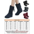 thumbnail image 2 of Avamo Women's Snow Boots, Faux Fur Waterproof Winter Boots for Women, Slip-ons Mid-Calf Boots for Outdoor, 2 of 8