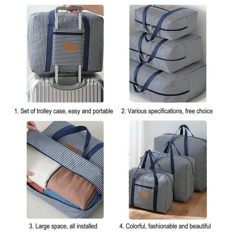 Clothing Storage Bags for Clothes, 1pcs Down Comforter Storage Bags for  Blankets and Quilts, Bedding, Sweater, Pillow Storage Bags with Zipper,  Heavy Duty Extra Large Packing Bags for Moving Bags 