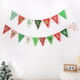 thumbnail image 4 of Christmas Bunting Banner Merry Christmas Decoration 2024 New Year Hanging Paper Garland for Home Navidad Noel Xmas Party Decor, 4 of 5