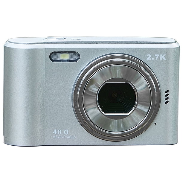 Cámara digital Pisexur para estudiantes, 48 megapíxeles, 2,4 pulgadas, HD, portátil, 16 aumentos, antivibración, reconocimiento facial y fotografía de belleza. Electrónica infantil, organizador de el