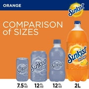 Sunkist Orange Soda Pop, 2 L, Bottle