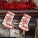 thumbnail image 4 of Fiudx Ofertas relámpago Calcetines pequeños de copos de nieve de lana para decoración navideña, juego de cuchillo y tenedor de punto para Navidad, adornos para árbol de Navidad, bolsa de regalo, 4 of 5