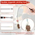 thumbnail image 3 of 5 Pcs Telescoping Magnetic Pickup Tool Set with Nonslip Grip Extendable Magnetic Pick Up Tool for Men Husband Dad Mechanic Tech Handyman-silver-, 3 of 9