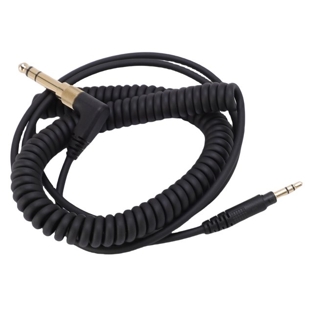 Cable De Resorte De Extensión Para Auriculares, OFC TPE Fuerte Cable De Sonido Con Resorte Para Auriculares Antiinterferencias Mecanismo De Bloqueo De 140-330 Cm Conexión Estable