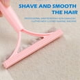 thumbnail image 4 of Manual Hair Remover,Double-headed Hair Removers,Pet Hair Removal Tool for Dog & Cat Fur,Laundry Hair Catcher,Portable Carpet Rake Scraper for Rugs Car Mats Couch & Furniture(5.9x4.5")(Pink), 4 of 9