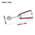 thumbnail image 3 of Ice Cream Scoop under $5! Xqxayjr Stainless Steel Ice Cream Scoop, Melon Baller for Fruit Dessert, Ergonomic Kitchen Tool for Scooping Cookie Dough Meatballs, 3 of 8