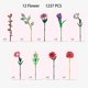 thumbnail image 2 of Bloque de construcción Ramo de Flores - 1237 piezas Compatible con Lego 10280 Ramo de Flores Experto (Color 1), 2 of 5