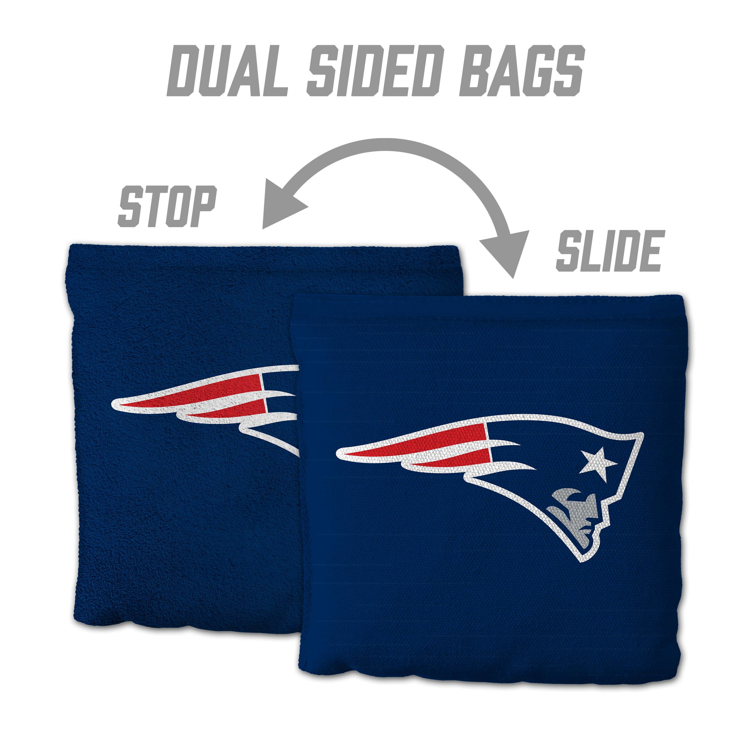 New England Patriots 8pk Licensed Cornhole Bags
