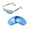 Ice Blue Coated - Polarized, variant on Walleva Ice Blue Polarized Replacement Lenses for Maui Jim Kahuna Sunglasses