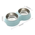thumbnail image 3 of Detachable Dog Water Bowls Dog Feeder Bowls and Drinkers Stainless Steel Pet Feeders Bowl Pet Dogs Accessories, 3 of 9
