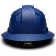 thumbnail image 4 of Pyramex Ridgeline Full Brim Hard Hat 4 Point Ratchet Matte Blue Pattern, 4 of 5