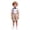 Khaki-B, variant on WhouRiu Boys Formal Outfits Short Sleeve Dress Shirts Suspender Pants Sets Kids Summer Party Clothes