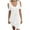 White Dress, variant on Women's Mini Loose Dress Cold Shoulder Sleeve Clothing Scoop Neck Solid Color Tops Side Knot Elegant Summer Dresses for Female White XXL Discount