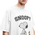 thumbnail image 5 of Camiseta de Snoopy y Charlie Brown para hombre, camisetas vintage de Peanuts, 100 % algodón, camisetas hippies de cuello redondo de verano, camisetas de gran tamaño, 5 of 5