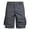 Grey, variant on Men's Shorts Cargo Classic Drawstring Summer Beach Shorts with PocketsZ02-Coffee,XXL-33)