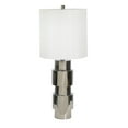 thumbnail image 1 of Sagebrook Home Metal 30" Stacked Cyclinder Table Lamp, Silver, 1 of 1