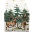 thumbnail image 1 of Christmas Tablecloth Featuring Festive Christmas Tree and Snowman for Holiday Decoration, 1 of 5