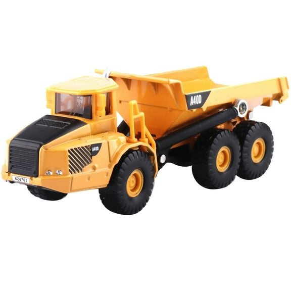 13.5cm Diecast Alloy 1/87 Scale Mining Dumper Truck Vehicle Finished Model Toy GiftTAPDRA Spare Part
