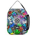 thumbnail image 3 of Geometry Dash Lunch Bag Insulated Lunch Box Meal Cooler Bag Reusable Thermal Lunch Tote Bag For School Work Travel Picnic, 3 of 8