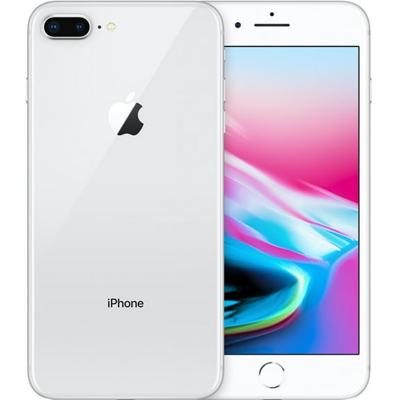Open Box Apple iPhone 8 Plus A1864 128 GB Smartphone, 5.5" LCD HD 1920 x 1080, 3 GB RAM, iOS 11, 4G, Silver
