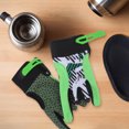 thumbnail image 1 of BESTYASH 1Par Guantes Deportivos Para Boliche En Verde Transpirable Con Patrón De Silicona, 1 of 6