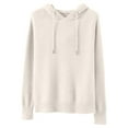 thumbnail image 3 of Pullover Sweaters for Women 2025 Long Sleeve Hooded Loose Plain Knitted Sweater Tops Fall Winter Outfits, 3 of 8