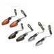 thumbnail image 4 of 1PC Universal LED Motorcycle Turn Signal Light 12v IP68 Waterproof Amber Flasher Indicator Blinker Rear Lights Lamp Accessories, 4 of 4