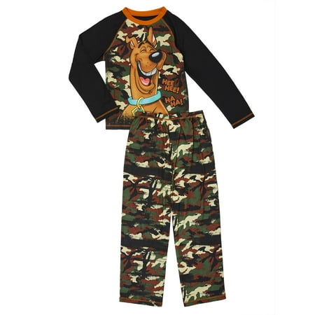 - Scooby Doo Boys' Camo 2-piece Pajama Sleep Set (Little Boys & Big Boys)