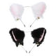 thumbnail image 1 of Orejas de cosplay para niña con cinta y pelo, diadema con gato, otros, 1 of 8