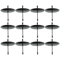 MRLESS Tealight Candle Holders 12Pcs Pillar Candle Plate 8cm DIY Handmade