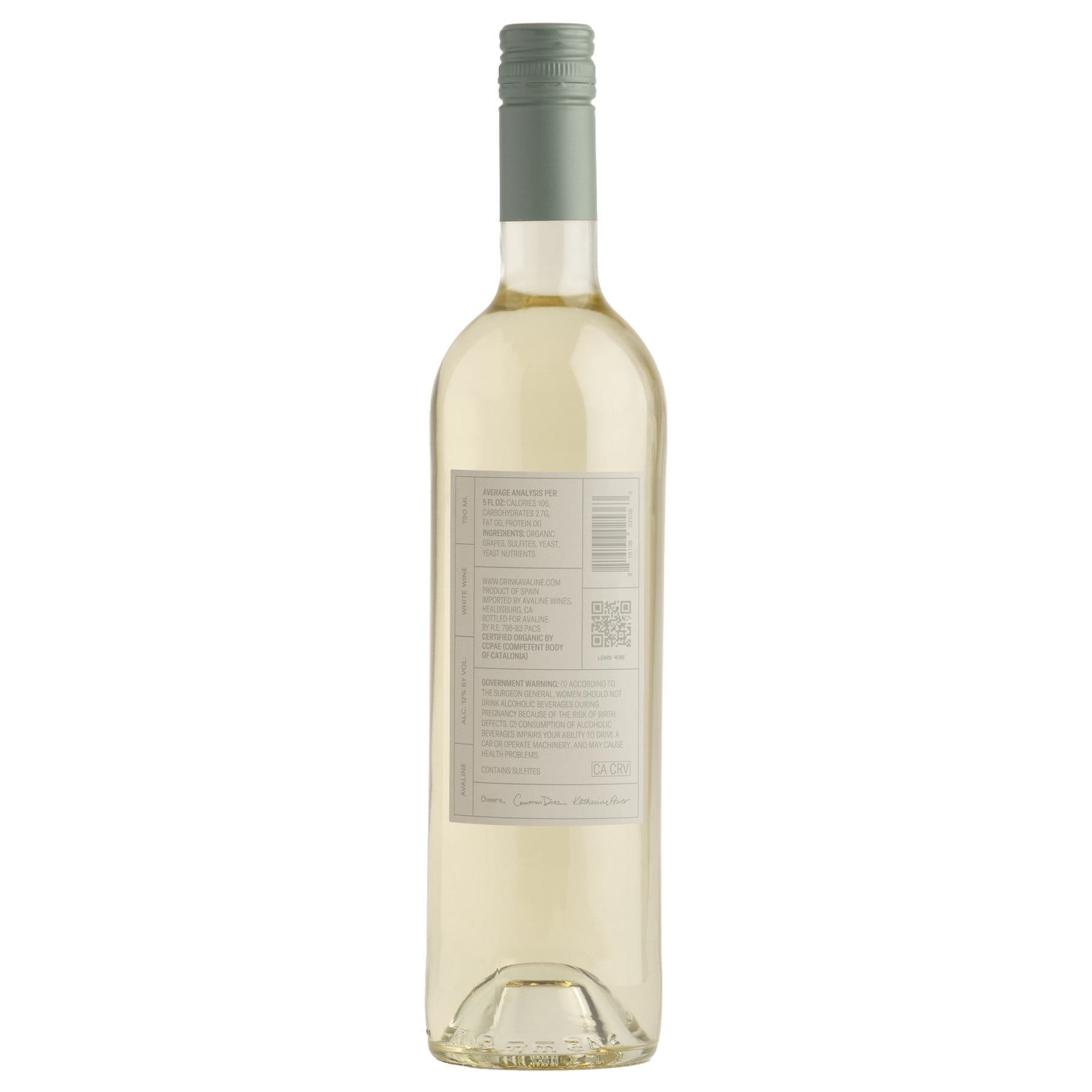 Avaline White Wine Spain, 750 ml Bottle, 12.0% ABV