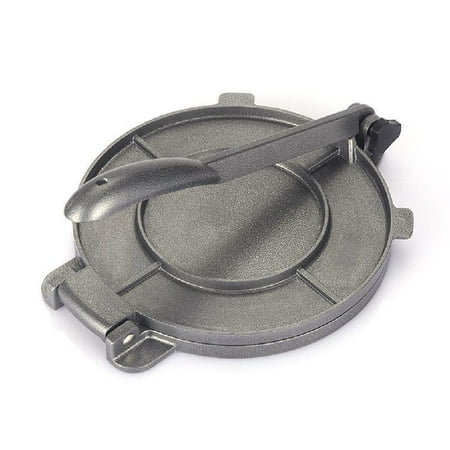 

HESITONE Heavy Cast Iron Roti Press 8-Inch Tortilla and Quesadilla Maker Easy to Use Tool