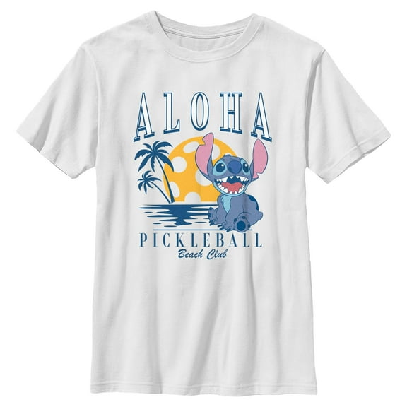 Boys Lilo & Stitch Aloha Pickleball Club T Shirt