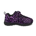 thumbnail image 4 of Pointodoor Girls Tennis Shoes Size 12.5 Non Slip Sneakers for Kids Purple Leopard Print ingle Buckle Athletic Running Tennis Shoes Breathable Lightweight, 4 of 7
