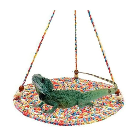Necvior Reptile Hammock Bed Accessories for Large & Small Bearded Dragons Anoles
