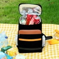 thumbnail image 2 of Mochila térmica para hombre y mujer, bolsa térmica de gran capacidad con material Oxford impermeable, reutilizable para picnics al aire libre, viajes y trabajo, diseño de doble hombro con compartimen, 2 of 6