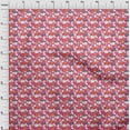 thumbnail image 3 of oneOone Georgette Viscose Pink Fabric Cloud & Bird Cartoon Craft Projects Decor Fabric Printed By The Yard 42 Inch Wide, 3 of 4