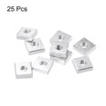 thumbnail image 2 of Unique Bargains Square Nuts, M4x9mmx3mm Zinc-Plated Metric Coarse Thread Assortment Kit, 25pcs, 2 of 5