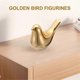 thumbnail image 4 of 2PCS House Figurines Modern Ceramic Bird Statues Gold Ceramic Animal Sculpture Home Decoration Craf, 4 of 5
