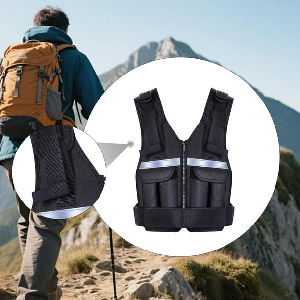 Chaleco Lastrado Cómodo Y Versátil Para Caminar Y Hacer Ejercicio Cardiovascular En Casa