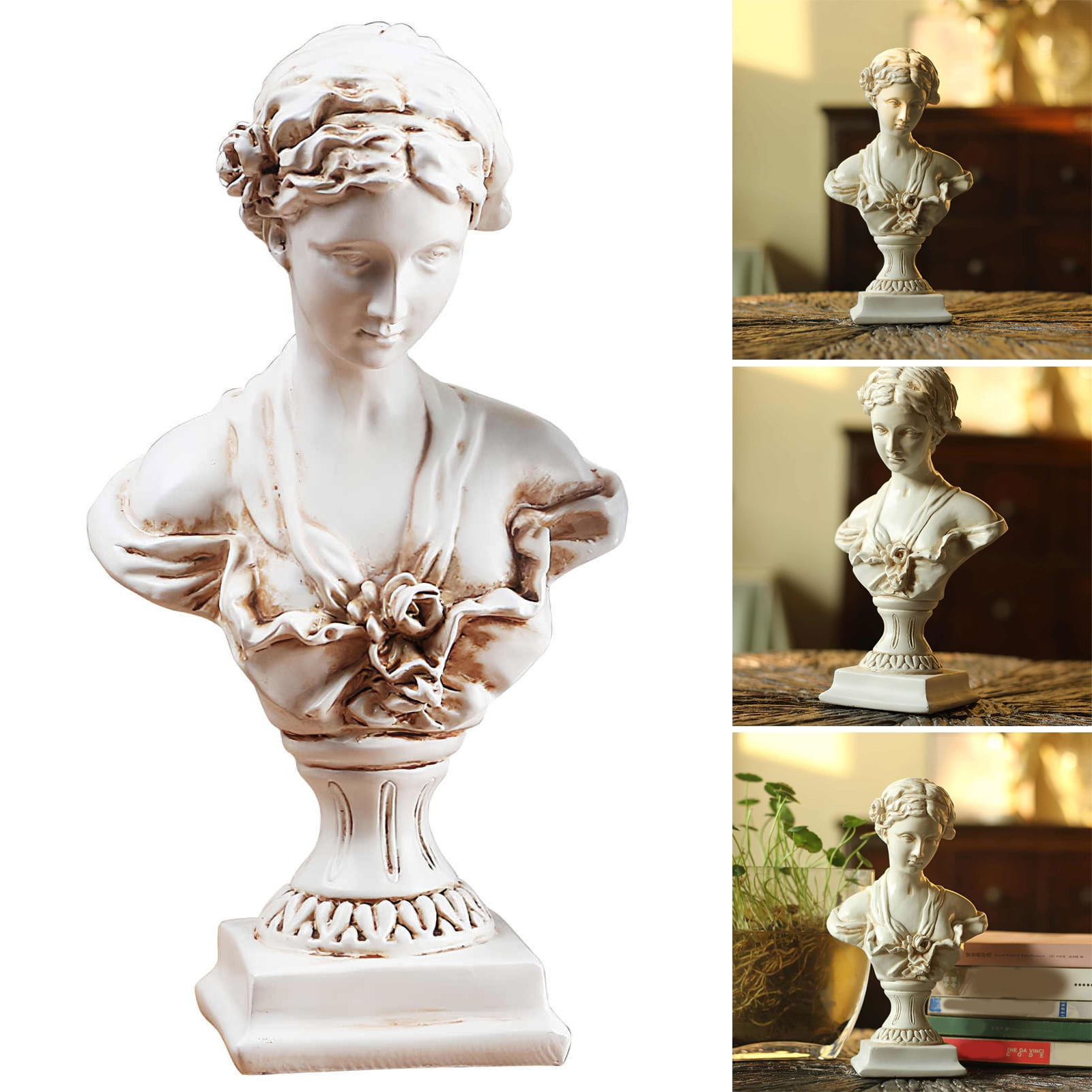 1:12 Mini Goddess Statue For Miniature Dollhouse Accessory Home Decor DIY Gift、 