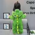 thumbnail image 6 of Mrzhqd Baby Toddler Girls Bodysuit Kids Animal Dinosaur Onesie Cartoon Romper Hooded Zipper Jumpsuit Outfit Homewear Pajamas Outerwear Jacket Good For 12-18 Months, 6 of 9