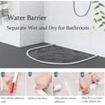 thumbnail image 3 of Collapsible Shower Water Guard, Foldable Silicone Barrier For Wet And Dry Separation In Shower, Cabin, And Kitchen Door Seals, 3Cm High Anti-Overflow Mat For Home Appliances, 3 of 5