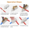 thumbnail image 5 of Kit de 20 Tuercas para Conectores de Cables Tipo T de Calibre 6 AWG, Terminal de Conexión de Cableado Rápido de 80 A, Conector Rápido de Empalme, 5 of 5