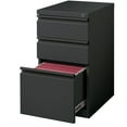 thumbnail image 3 of Pemberly Row 3-Drawer Modern Metal Mobile Pedestal Filing Cabinet in Charcoal, 3 of 7