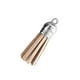thumbnail image 3 of Inteprter 28 piezas bolsa Keychian creativo delicado llavero colgante borlas artesanía decoración DIY accesorio para bolsos llaves Artesanía Beige obscuro Inteprter HA059646-17B, 3 of 6