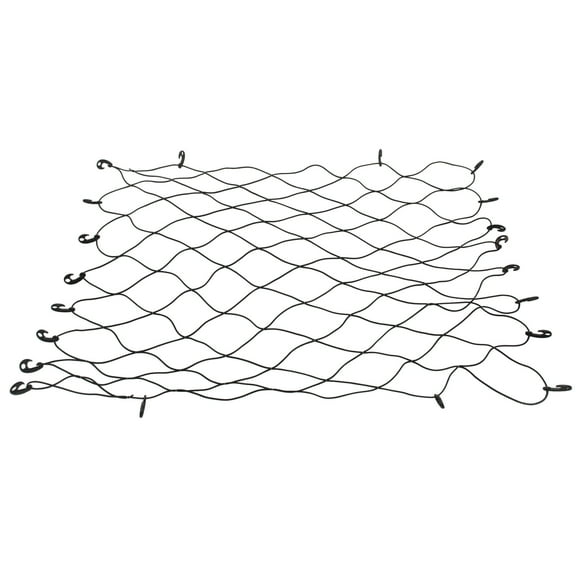 Performance Tool W1829 60-Inch X 78-Inch Cargo Net - Heavy Duty Truck Bed Bungee Net with 12 Steel Hooks for Securing and Stabilizing Loads