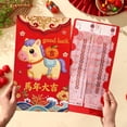 thumbnail image 1 of Grandes Enveloppes Angpao Rouges du Nouvel An Chinois pour l'Année du Cheval 2026, Décoration Cadeau Traditionnelle du Zodiaque, Grand Sachet d'Argent Festif, 1 of 8