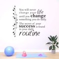 thumbnail image 3 of Family Success is Found in Daily Routine Lovely Quote Wall Decal Decoration Life Quotes Bedroom Office Wall Décor Life Quotes Lasts Years and Easily Removable - Size: 30 In(W) x 30 In(H), 3 of 5